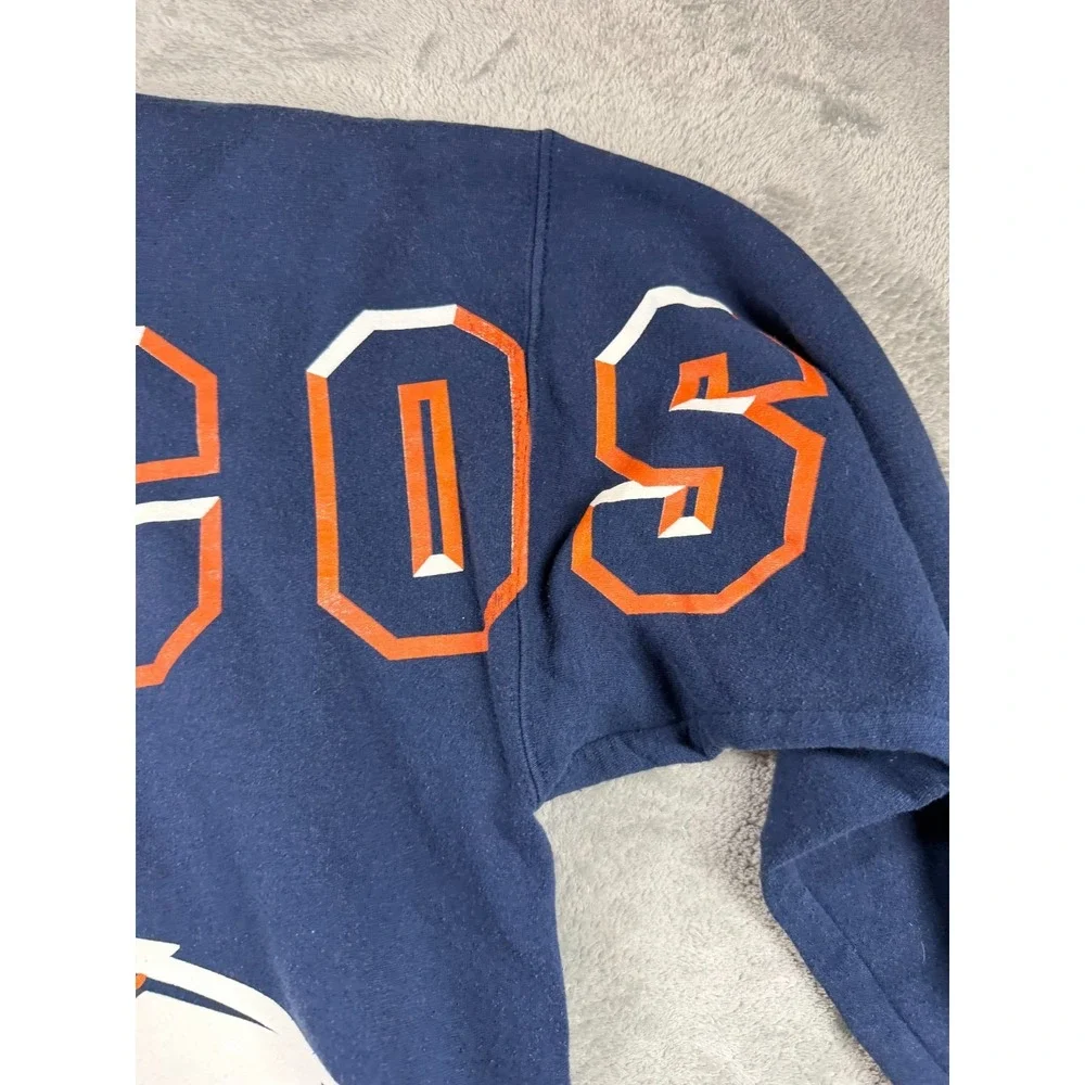 Vtg 1998 Denver Broncos Football Sweatshirt Navy NFL Crewneck Mens M